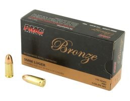 PMC Bronze 9mm 115gr FMJ Ammunition 50rds - 9A