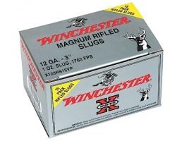 Winchester 12ga 3" 1oz Rifled Slug Shotshell Ammunition 15rds - X123RS15VP
