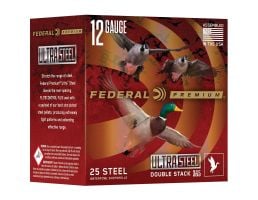 Federal Premium Ultra Steel 12 Gauge 3" BB 1-1/4 oz 25rds Shotshell - Heavy-Duty for Ultimate Impact - PWUX142BB
