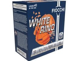 Fiocchi White Rino Lite 12 Gauge 2.75" #8 1.12 oz - 25rds - 12WRNL8