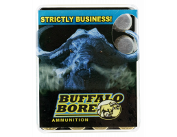 Buffalo Bore Heavy 480 Ruger 370 grain Hard Cast Flat Nose - Gas Checked Low Recoil Pistol and Handgun Ammo, 20/Box - 13B/20