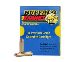 Buffalo Bore 38 Special +P 110 grain Barnes TAC-XP Lead-Free Short Barrel Low Flash Handgun Ammo, 20/Box - 20F/20