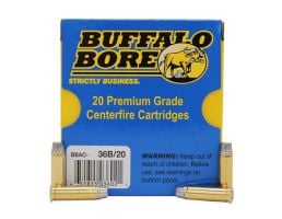 Buffalo Bore Heavy Outdoorsman 32 H&R Mag +P 130 grain Hard Cast Keith Handgun Ammo, 20/Box - 36B/20