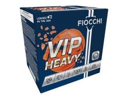 Fiocchi VIP Heavy 28 Gauge 2.75" .75oz #8 Shotshell, 25rds - 28VIPH8