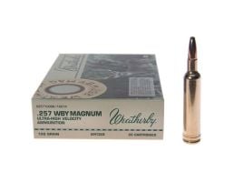 Weatherby Select Plus 100 gr Spire Point .257 Mag Rifle Ammo, 20/box - H257100SP