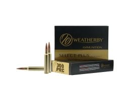 Weatherby Select Plus .300 PRC 195 gr Hammer Custom SCHP 20rds Rifle Ammo for Maximum Impact - M300P195HCB