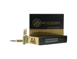 Weatherby Select Plus 6.5 PRC 130 gr Swift Scirocco PTHP 20rds Rifle Ammo for Accuracy - F65PRC130SCO