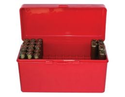 MTM Case Gard .270 Winchester/.30-06 Springfield Flip-Top Ammo Box, 60rds Red