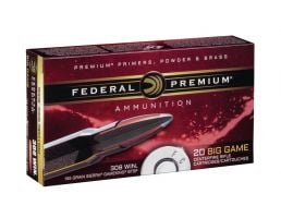 .308 Rifle Ammo Federal Premium .308 Win 165 gr GameKing BTSP 20 Rounds Ammunition - P308C
