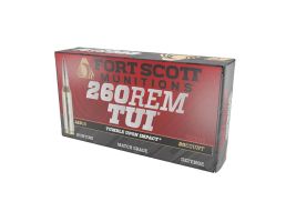 Fort Scott Munitions Tumble Upon Impact .260 Remington 123 gr SCS 20rds Rifle Ammo for Accurate - 260123SCV2