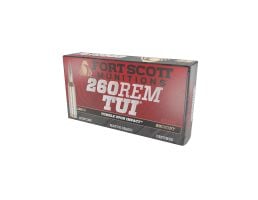 Fort Scott Munitions Tumble Upon Impact .260 Remington 130 gr SCS 20rds Rifle Ammo for Effective Shooting - 260130SCV2