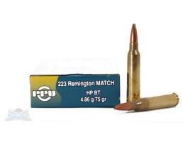 PRVI Partizan 223 75gr Match HPBT Ammunition 20rds - PP5.4