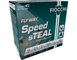 Fiocchi Flyway SS 12 Gauge 2-3/4" #4 1-1/8 oz 25rds Shotshell - Versatile SS Load for Ducks and Geese - 12FST4