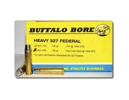 Buffalo Bore Heavy Outdoorsman 327 Fed Mag 130 grain Hard Cast Keith Handgun Ammo, 20/Box - 37B/20