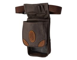 Browning Lona Deluxe Shell Pouch, Large, 6-Compartment, Flint/Brown - 121388693