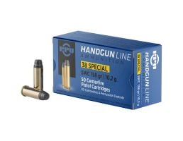 Prvi Partizan Handgun 158 gr SW .38 Spl Ammo, 50/box - PPH38SS