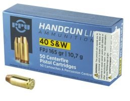 Prvi Partizan Handgun 165 gr FPJ .40 S&W Ammo, 50/box - PPH40F