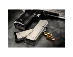 Wilson Combat ETM Vickers Duty 8 Round 45 ACP 1911 Detachable Magazine Stainless Steel  800