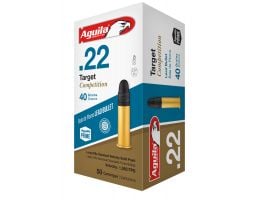 Aguila Match .22 LR 40 gr Lead Solid Point  Ammo, 50/box - 1B222514