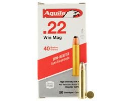 Aguila Special .22 WMR 40 gr Semi-Jacketed Soft Point Ammo, 50/box - 1B222401