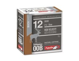 Aguila Field 2.75" 12 Gauge Ammo 00 Buck, 25/box - 1CHB1320