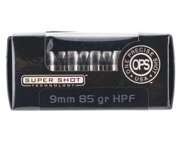 Ammo Inc OPS (One Precise Shot) 85 gr Hollow Point Frangible 9mm Ammo, 20/box - 9085HPF