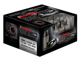 Barnes 9mm +P Ammo 115 Gr TAC-XP 20rds - 21551