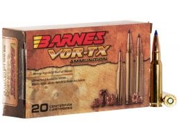 Barnes Bullets VOR-TX 150 gr Tipped TSX Boat Tail .308 Win Ammo, 20/box - 21540
