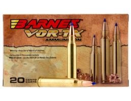 Barnes Bullets VOR-TX 130 gr Tipped TSX Boat Tail .308 Win Ammo, 20/box - 30816