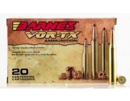 Barnes Bullets VOR-TX 100 gr Tipped TSX Boat Tail .25-06 Rem Ammo, 20/box - 21557