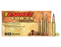 Barnes Bullets VOR-TX 120 gr Tipped TSX Boat Tail .260 Rem Ammo, 20/box - 22010