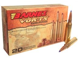 Barnes Bullets VOR-TX 280 gr LRX Boat Tail .338 Lapua Mag Ammo, 20/box - 30727