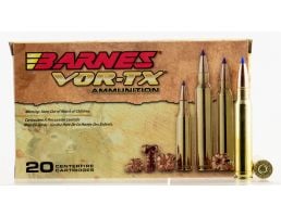 Barnes Bullets VOR-TX 225 gr Tipped TSX Boat Tail .338 Win Mag Ammo, 20/box - 21542