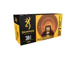 Browning BPT Performance Target 130 gr Full Metal Jacket .38 Spl Ammo, 50/box - B191800381