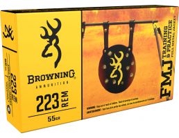 Browning BPT Performance Target 55 gr Full Metal Jacket .223 Rem Ammo, 20/box - B192802232