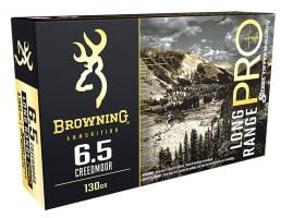 Browning Long Range Pro 130 gr Sierra Tipped MatchKing BTPT 6.5 Crd Ammo, 20/box - B192500651