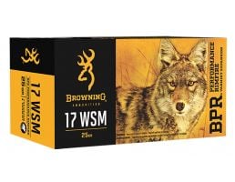 Browning BPR Performance 25 gr Polymer Tip .17 WSM Ammo, 50/box - B165117050