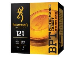 Browning BPT Target Load 2.75" 12 Gauge Ammo 8, 100/box - B193601228