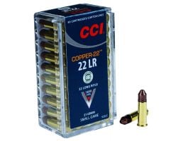 CCI Copper-22 21 gr Hollow Point .22lr Ammo, 50/box - 925CC