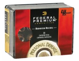 Federal Premium Personal Defense Hydra-Shok Low Recoil 135 gr Jacketed Hollow Point .40 S&W Ammo, 20/box - PD40HS4 H