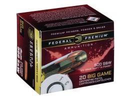 Federal Premium 325 gr Swift A-Frame .500 S&W Ammo, 20/box - P500SA