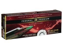 Federal Premium 130 gr Trophy Copper .270 WSM Ammo, 20/box - P270WSMTC1