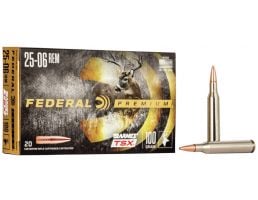 Federal Premium Barnes TSX 100 gr Triple-Shock X .25-06 Rem Ammo, 20/box - P2506H