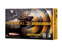 Federal Premium Hunter 168 gr Berger Hybrid .280 Ackley Improved Ammo, 20/box - P280IBCH1