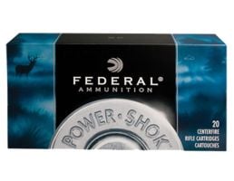 Federal Power-Shok 125 gr Jacketed Soft Point .30-06 Spfld Ammo, 20/box - 3006CS