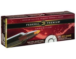 Federal Premium 140 gr Trophy Bonded Tip 7mm WSM Ammo, 20/box - P7WSMTT2