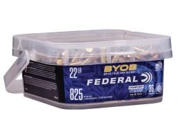 Federal BYOB 36 gr Copper-Plated Hollow Point .22lr Ammo, 825/box - 750BKT825