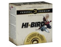 Federal Premium Hi-Bird 2.75" 12 Gauge Ammo 6, 25/box - HVF126