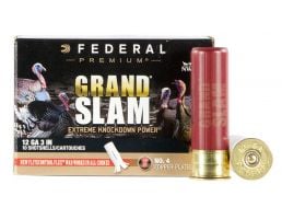 Federal Premium Grand Slam 3" 12 Gauge Ammo 4, 10/box - PFCX157F4