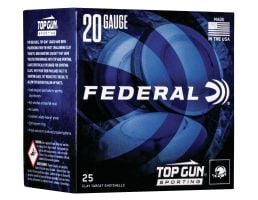 Federal Top Gun Sporting 2.75" 20 Gauge Ammo 8, 25/box - TGS2248